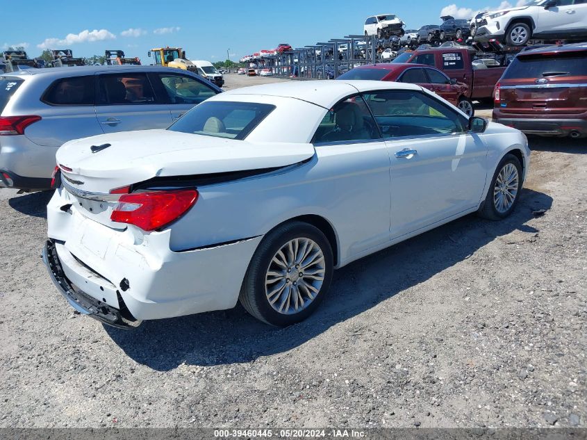 2012 Chrysler 200 Limited VIN: 1C3BCBFG5CN234159 Lot: 39460445