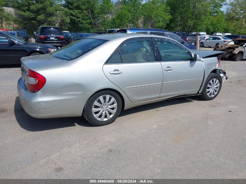 2003 Toyota Camry Xle VIN: 4T1BE30K73U224310 Lot: 39460455