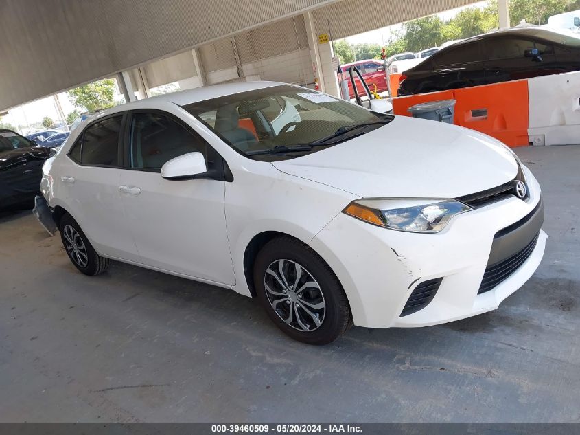 2015 Toyota Corolla L VIN: 2T1BURHE3FC274292 Lot: 39460509