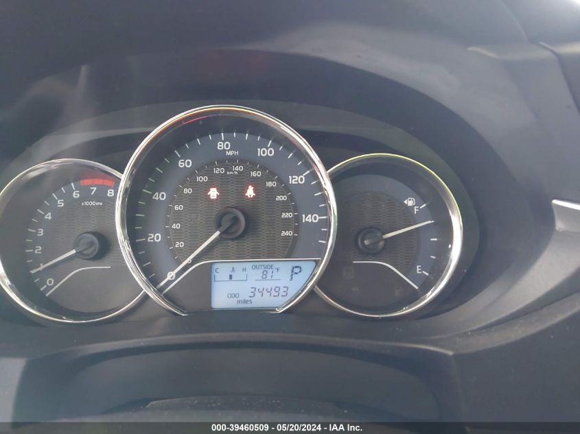 2015 Toyota Corolla L VIN: 2T1BURHE3FC274292 Lot: 39460509