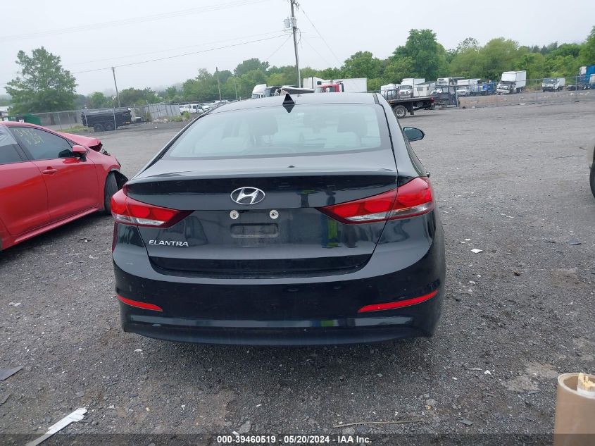 2018 Hyundai Elantra Sel VIN: 5NPD84LF2JH317381 Lot: 39460519