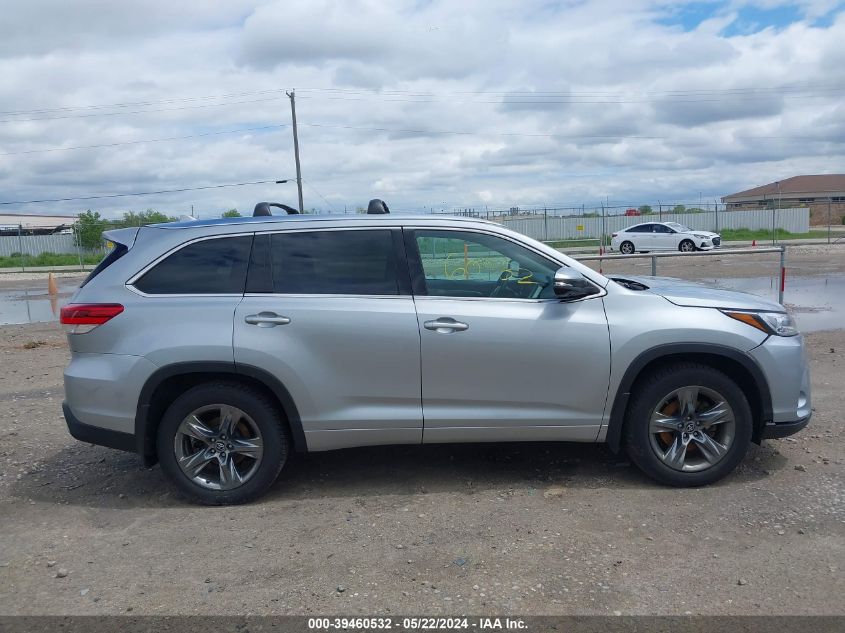 2017 Toyota Highlander Limited Platinum VIN: 5TDDZRFH0HS466187 Lot: 39460532