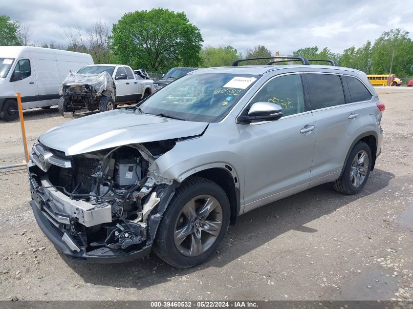 2017 Toyota Highlander Limited Platinum VIN: 5TDDZRFH0HS466187 Lot: 39460532