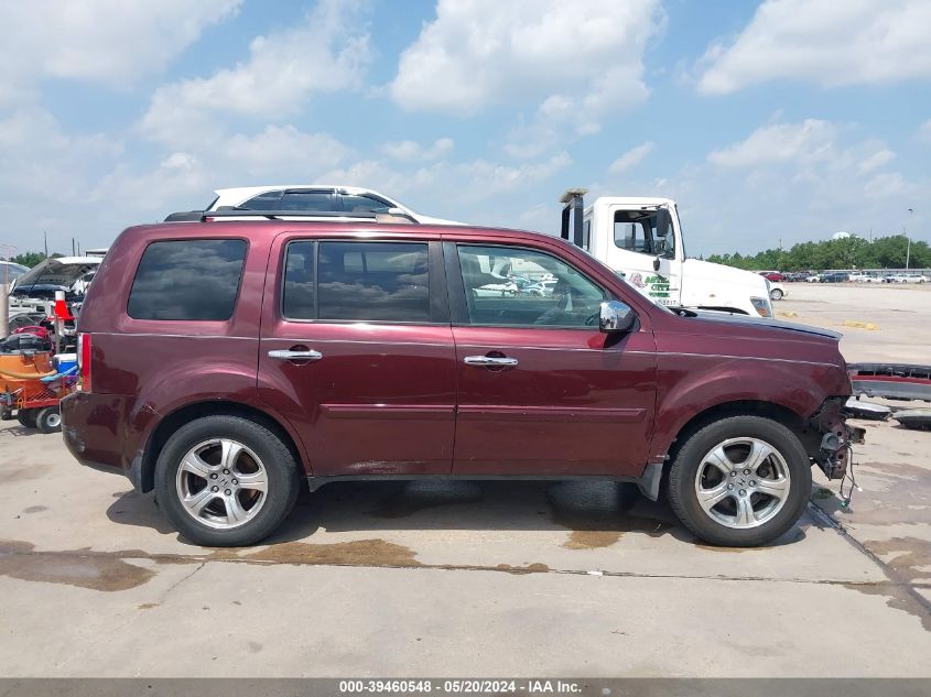 2013 Honda Pilot Ex-L VIN: 5FNYF4H67DB019184 Lot: 39460548