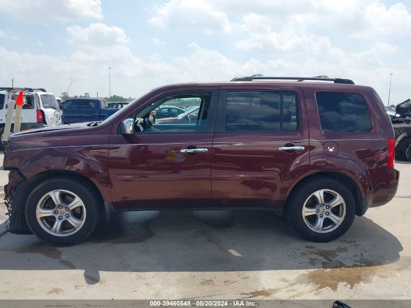 2013 Honda Pilot Ex-L VIN: 5FNYF4H67DB019184 Lot: 39460548