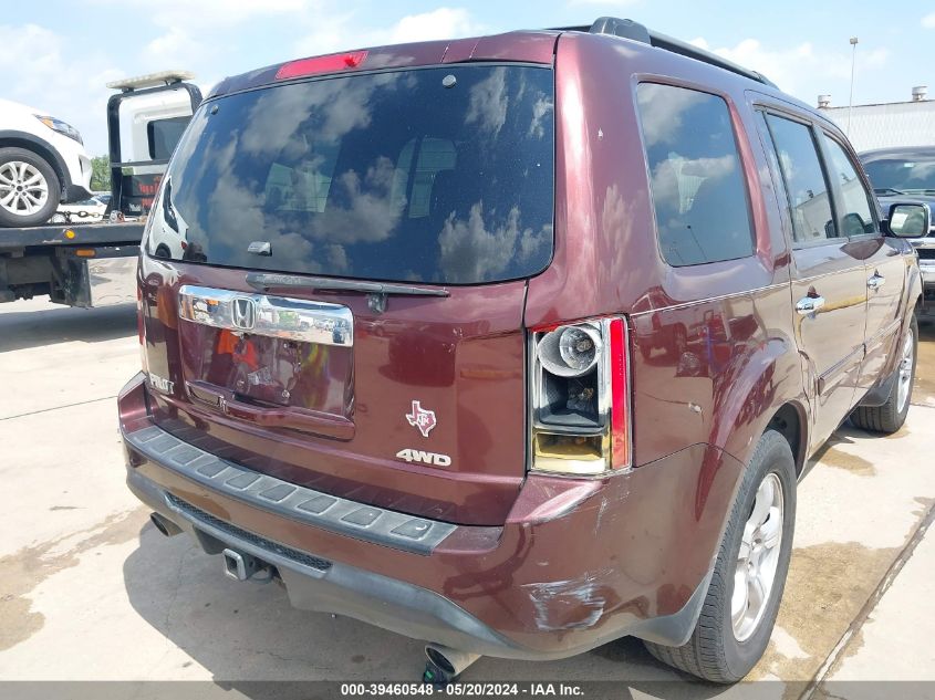 2013 Honda Pilot Ex-L VIN: 5FNYF4H67DB019184 Lot: 39460548