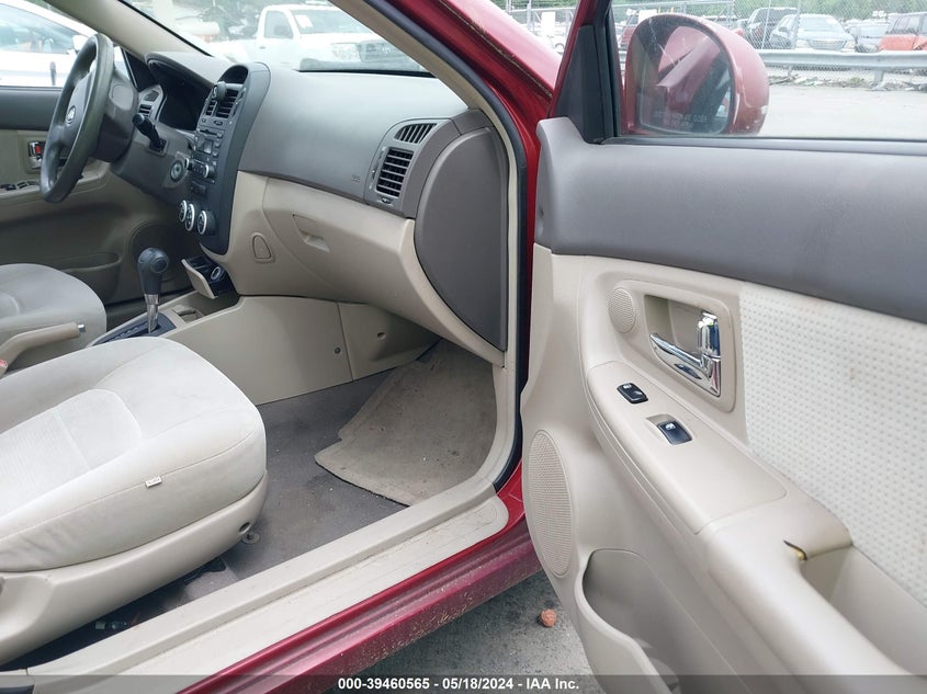 2007 Kia Spectra Ex/Lx VIN: KNAFE122275429991 Lot: 39460565