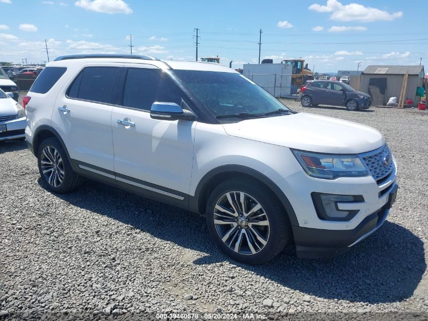 2016 Ford Explorer Platinum VIN: 1FM5K8HT4GGC59441 Lot: 39460578