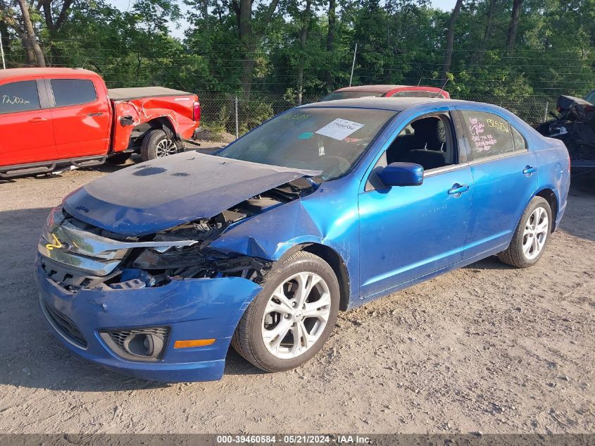 2012 Ford Fusion Se VIN: 3FAHP0HA6CR114476 Lot: 39460584