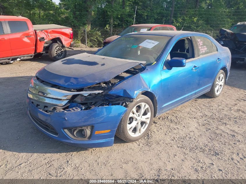 2012 Ford Fusion Se VIN: 3FAHP0HA6CR114476 Lot: 39460584