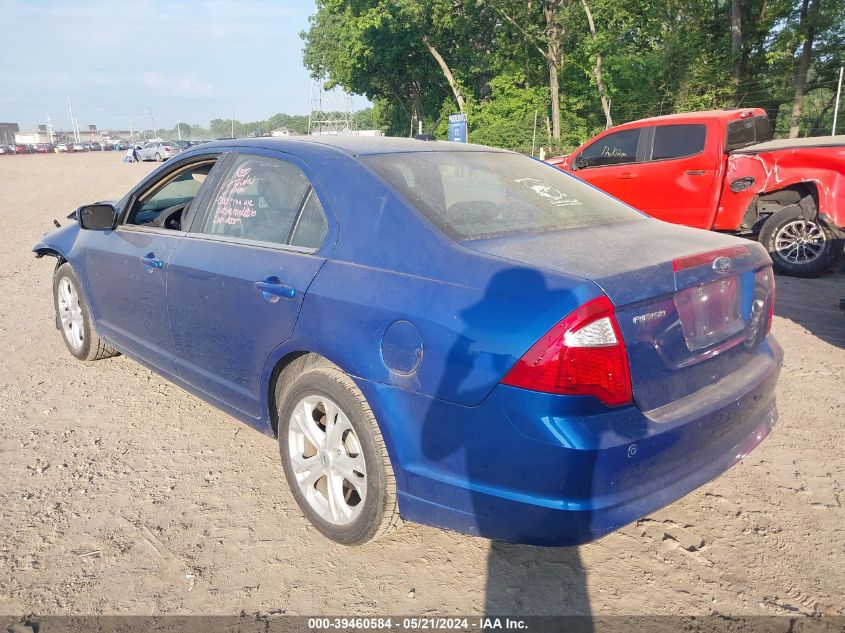 2012 Ford Fusion Se VIN: 3FAHP0HA6CR114476 Lot: 39460584