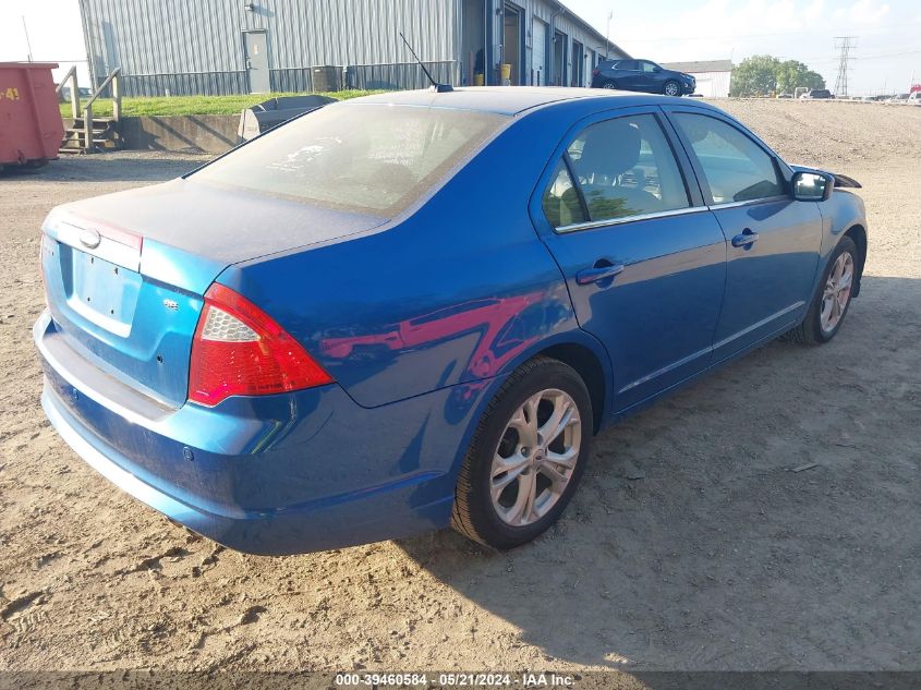 2012 Ford Fusion Se VIN: 3FAHP0HA6CR114476 Lot: 39460584