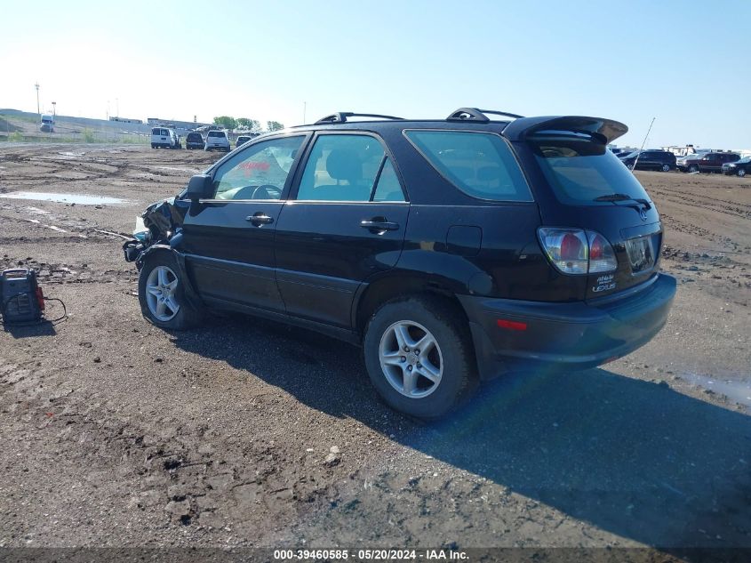 2001 Lexus Rx 300 Base (A4) VIN: JTJHF10U610227816 Lot: 39460585