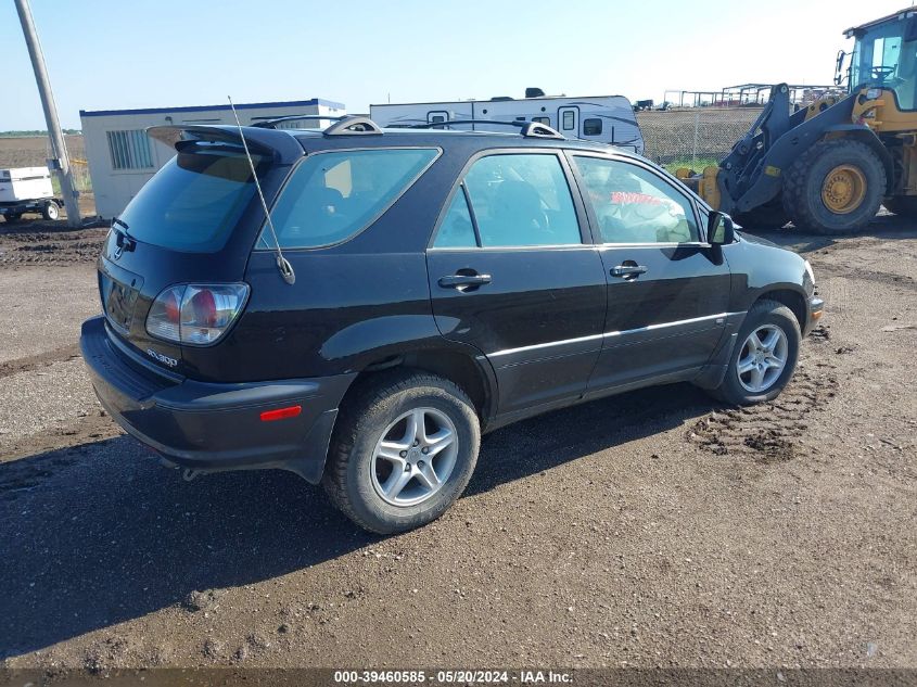 2001 Lexus Rx 300 Base (A4) VIN: JTJHF10U610227816 Lot: 39460585