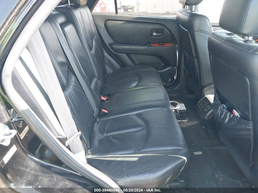 2001 Lexus Rx 300 Base (A4) VIN: JTJHF10U610227816 Lot: 39460585