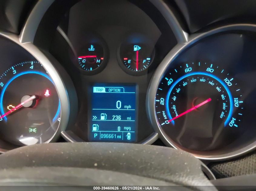 2014 Chevrolet Cruze 1Lt Auto VIN: 1G1PC5SB8E7291727 Lot: 39460626