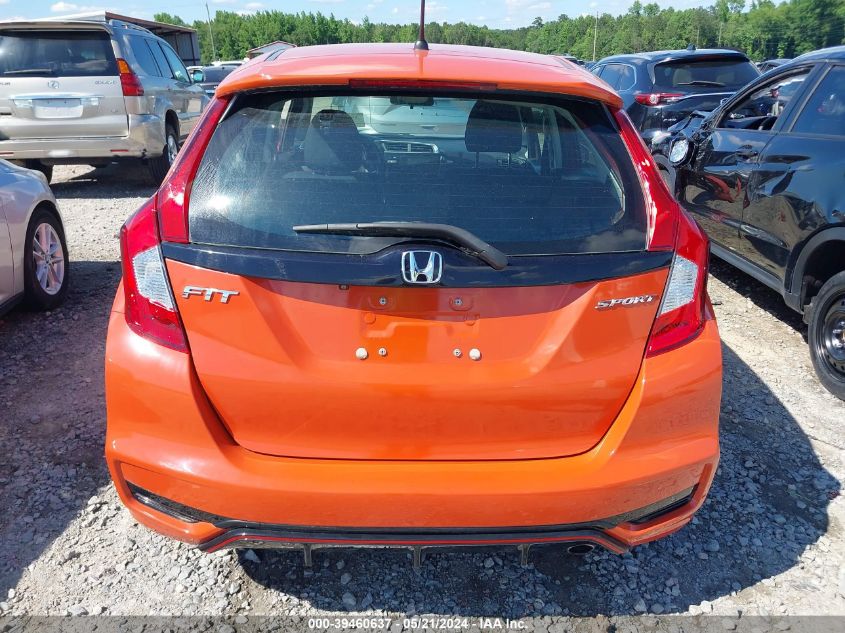 2018 Honda Fit Sport VIN: 3HGGK5G68JM700834 Lot: 39460637