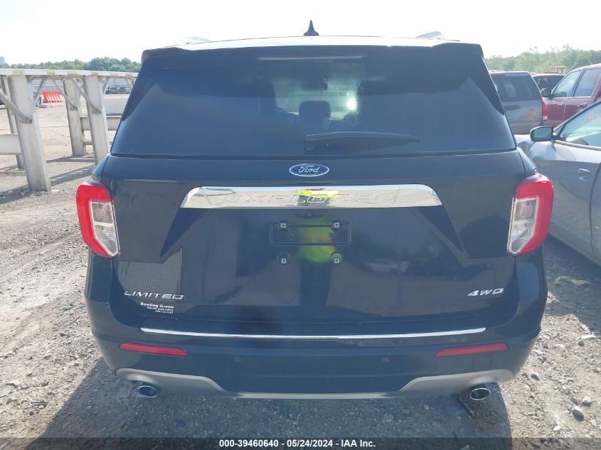 2021 Ford Explorer Limited VIN: 1FMSK8FH8MGB51157 Lot: 39460640