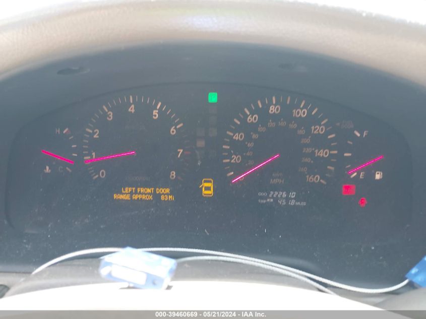 2001 Lexus Ls 430 VIN: JTHBN30F610040308 Lot: 39460669