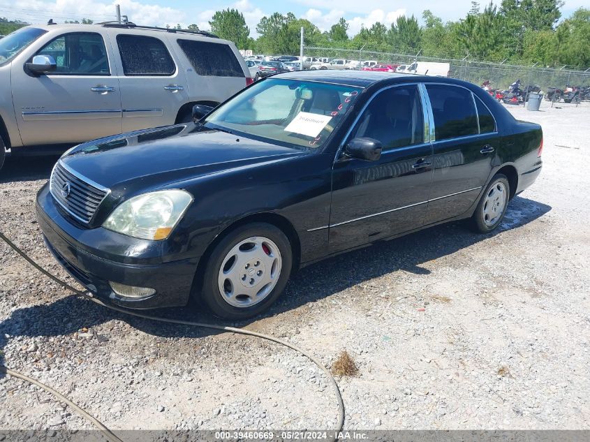 2001 Lexus Ls 430 VIN: JTHBN30F610040308 Lot: 39460669