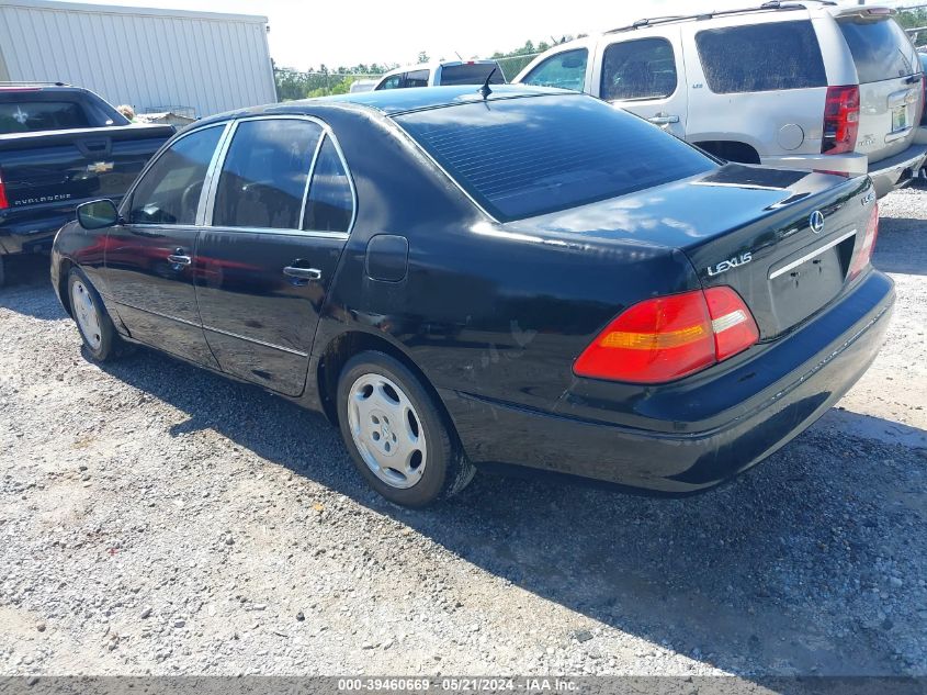 2001 Lexus Ls 430 VIN: JTHBN30F610040308 Lot: 39460669