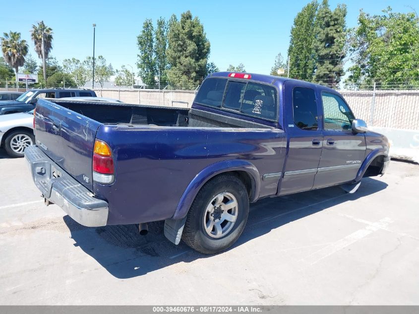 2000 Toyota Tundra Sr5 V8 VIN: 5TBRT3417YS022470 Lot: 39460676