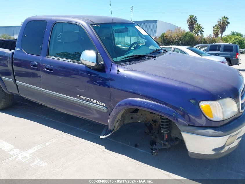 2000 Toyota Tundra Sr5 V8 VIN: 5TBRT3417YS022470 Lot: 39460676