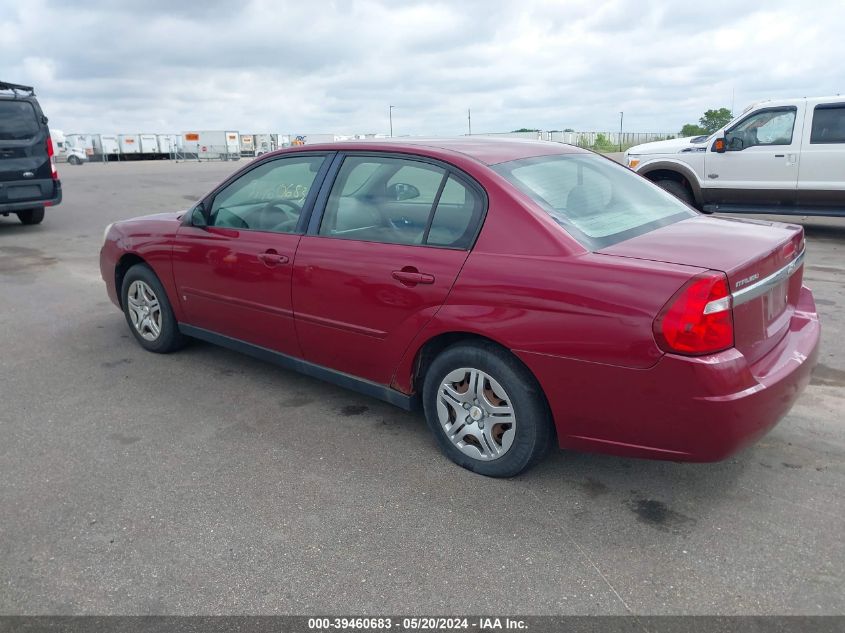 2006 Chevrolet Malibu Ls VIN: 1G1ZS51F16F292936 Lot: 39460683