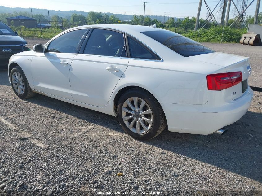 2012 Audi A6 3.0 Premium VIN: WAUFGAFC0CN047014 Lot: 39460698