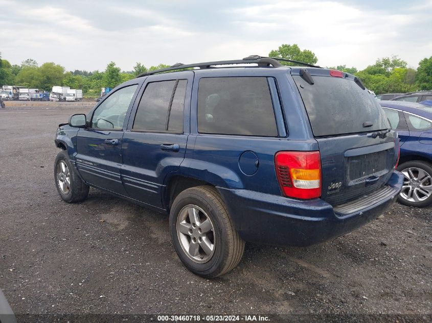 2003 Jeep Grand Cherokee Limited VIN: 1J8GW58N73C534408 Lot: 39460718