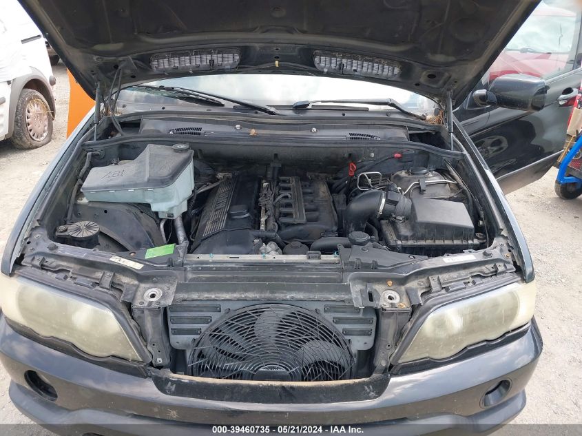 2003 BMW X5 3.0I VIN: 5UXFA53543LV88384 Lot: 39460735