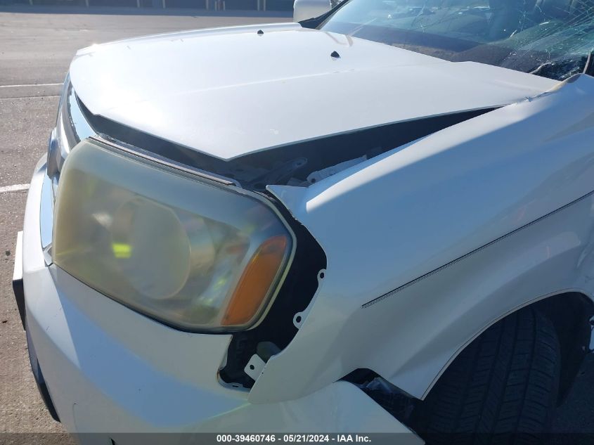 2011 Honda Pilot Touring VIN: 5FNYF4H94BB037164 Lot: 39460746