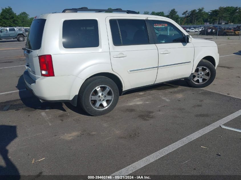 2011 Honda Pilot Touring VIN: 5FNYF4H94BB037164 Lot: 39460746