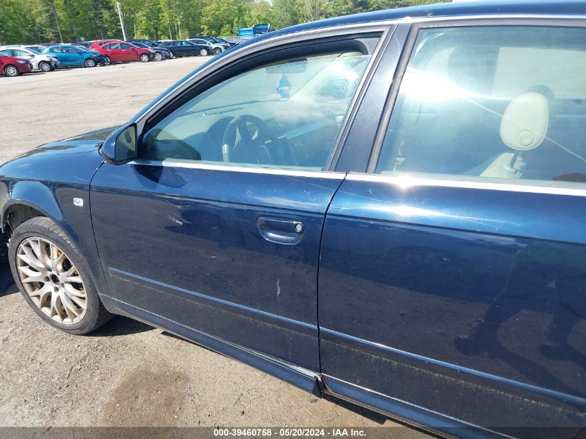 2008 Audi A4 2.0T/2.0T Special Edition VIN: WAUDF78E98A162804 Lot: 39460758