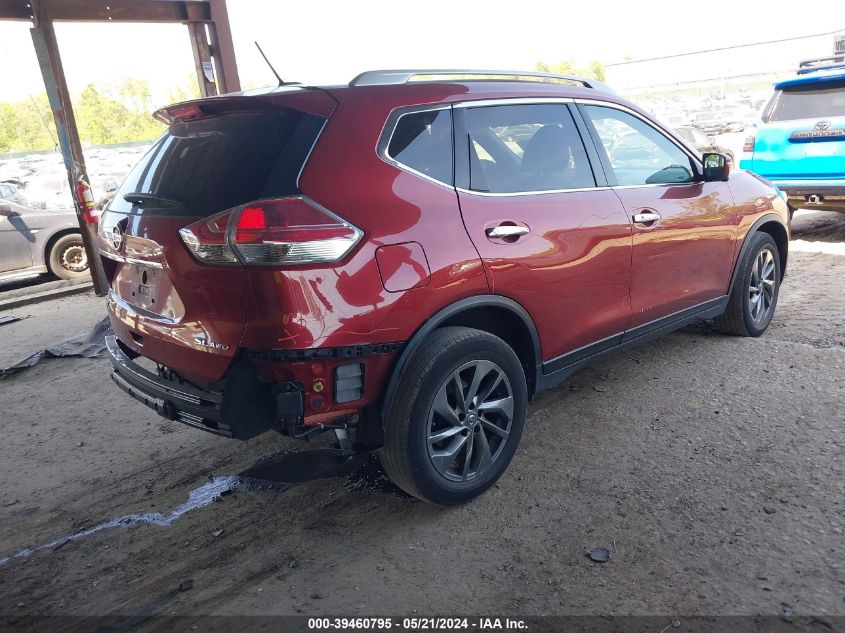 2016 Nissan Rogue Sl VIN: 5N1AT2MV7GC795873 Lot: 39460795