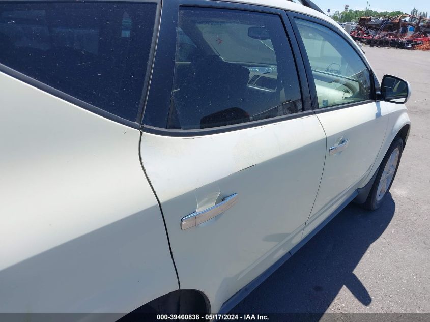 2003 Nissan Murano Se VIN: JN8AZ08W33W233282 Lot: 39460838