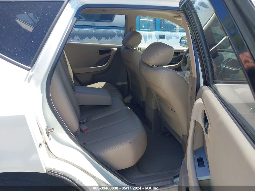 2003 Nissan Murano Se VIN: JN8AZ08W33W233282 Lot: 39460838