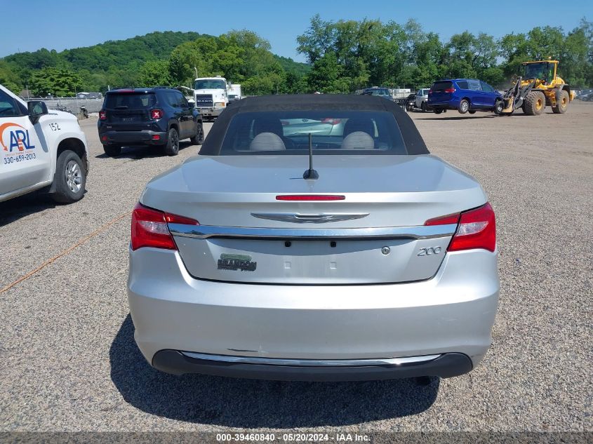 2012 Chrysler 200 Touring VIN: 1C3BCBEB2CN229586 Lot: 39460840