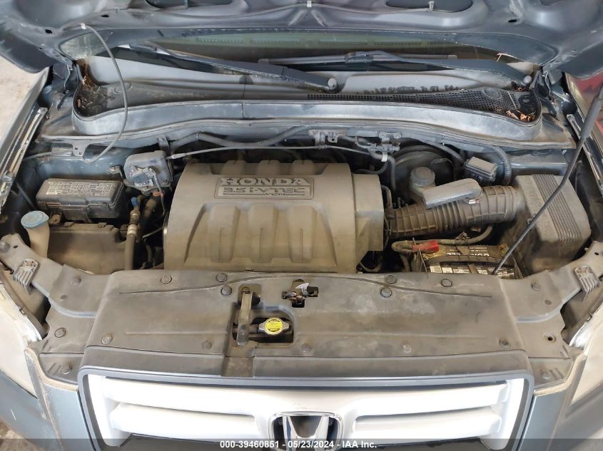 2006 Honda Pilot Lx VIN: 5FNYF28116B031441 Lot: 39460851