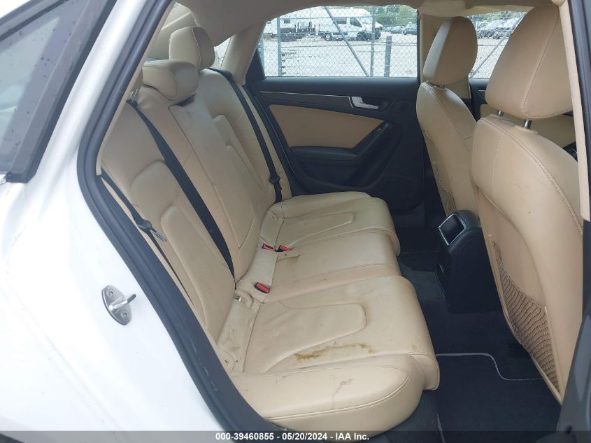 2013 Audi A4 2.0T Premium VIN: WAUBFAFLXDA146112 Lot: 39460855