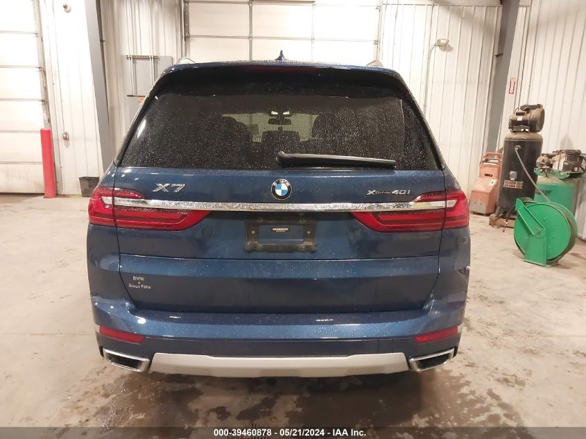 2022 BMW X7 xDrive40I VIN: 5UXCW2C06N9L70518 Lot: 39460878