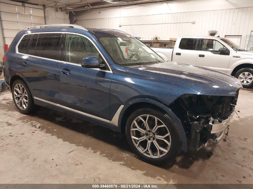 2022 BMW X7 xDrive40I VIN: 5UXCW2C06N9L70518 Lot: 39460878