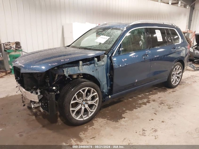 2022 BMW X7 xDrive40I VIN: 5UXCW2C06N9L70518 Lot: 39460878