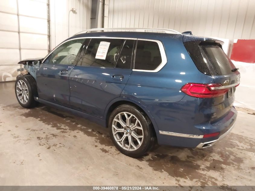 2022 BMW X7 xDrive40I VIN: 5UXCW2C06N9L70518 Lot: 39460878