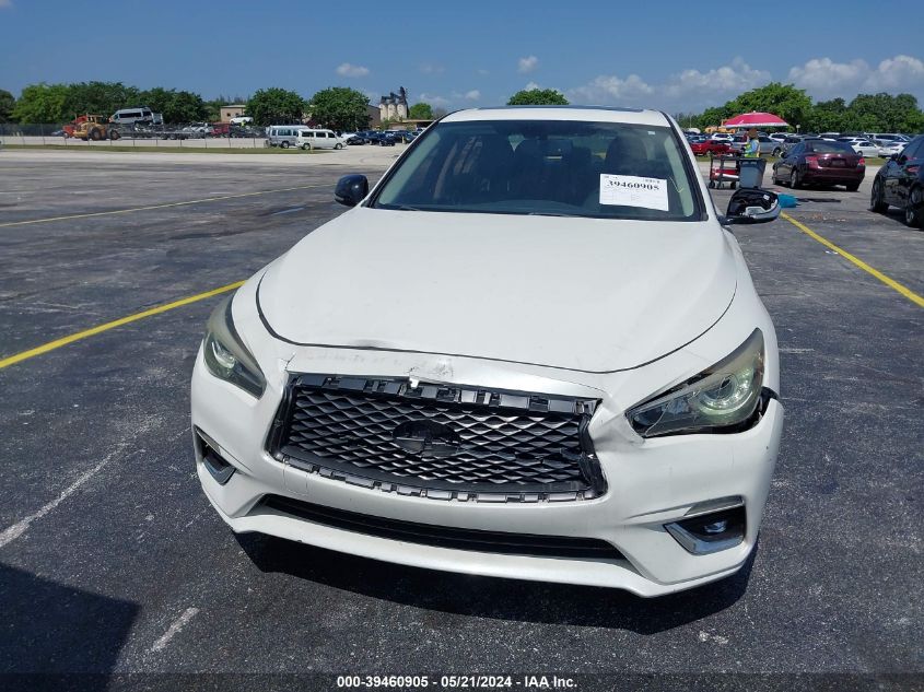 2018 Infiniti Q50 3.0T Luxe VIN: JN1EV7AP3JM361697 Lot: 39460905