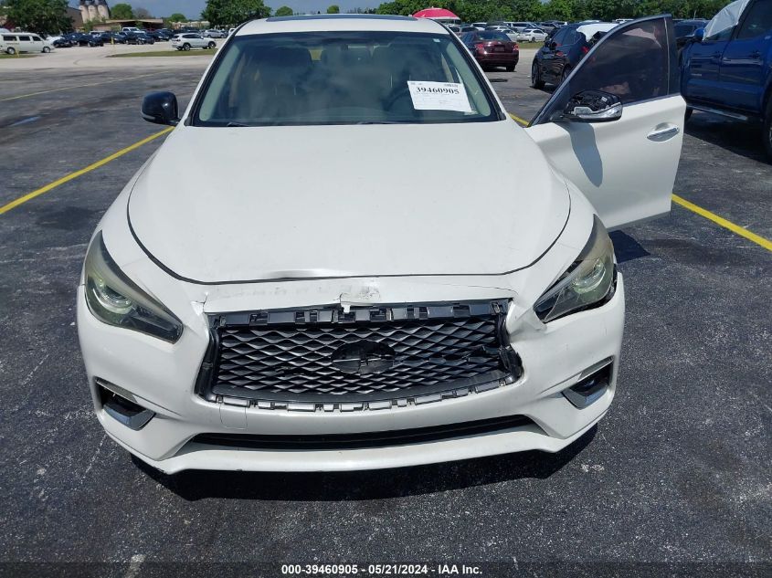 2018 Infiniti Q50 3.0T Luxe VIN: JN1EV7AP3JM361697 Lot: 39460905