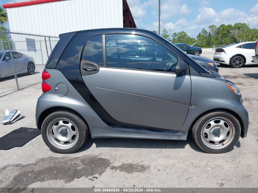 2013 Smart Fortwo Pure/Passion VIN: WMEEJ3BA7DK700653 Lot: 39460926