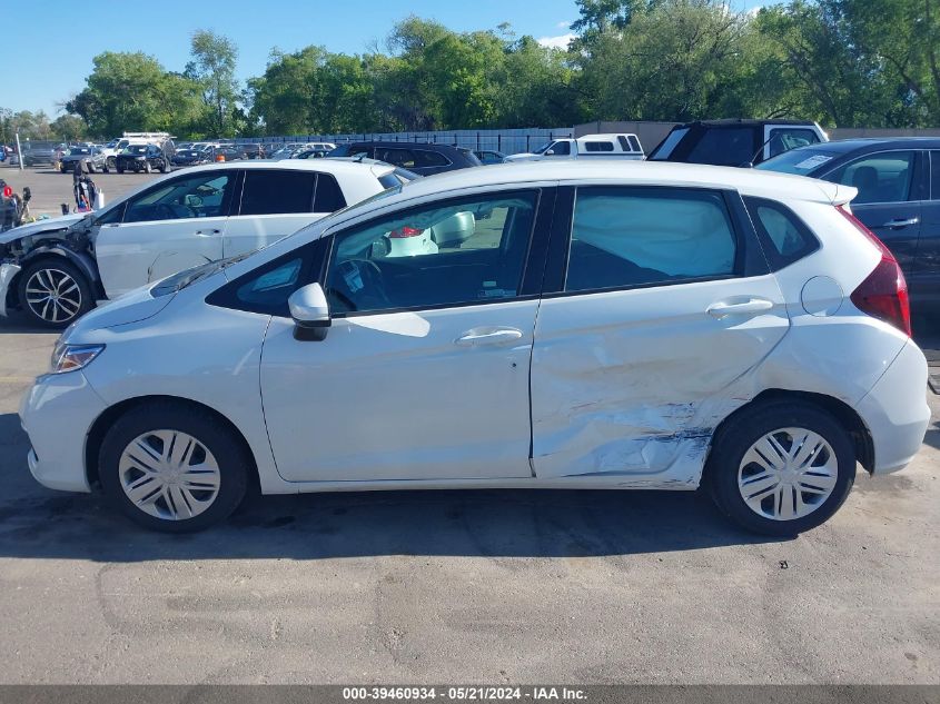 2019 Honda Fit Lx VIN: 3HGGK5H46KM713872 Lot: 39460934