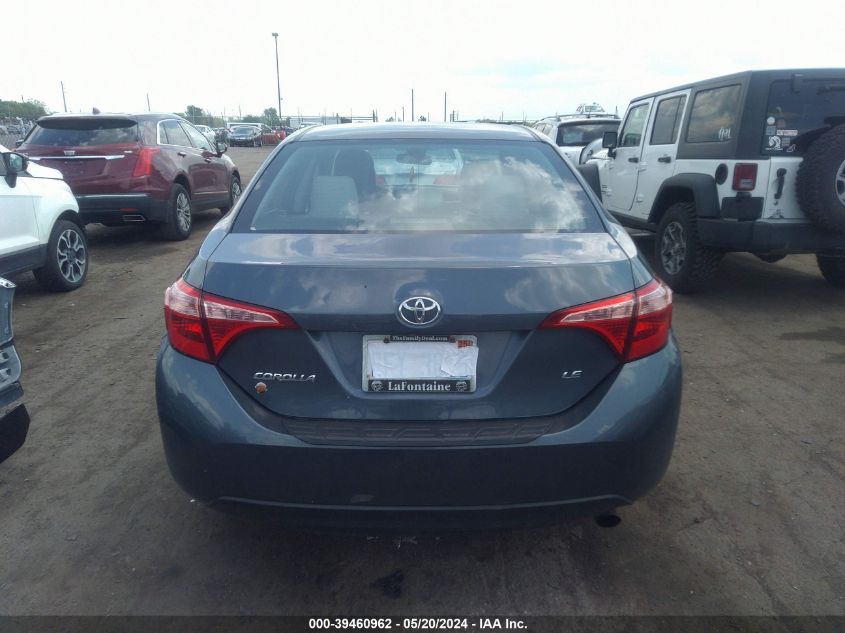 2018 Toyota Corolla Le VIN: 2T1BURHE5JC104394 Lot: 39460962