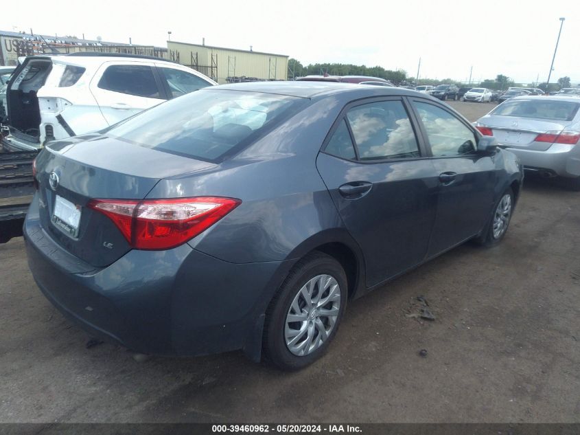 2018 Toyota Corolla Le VIN: 2T1BURHE5JC104394 Lot: 39460962